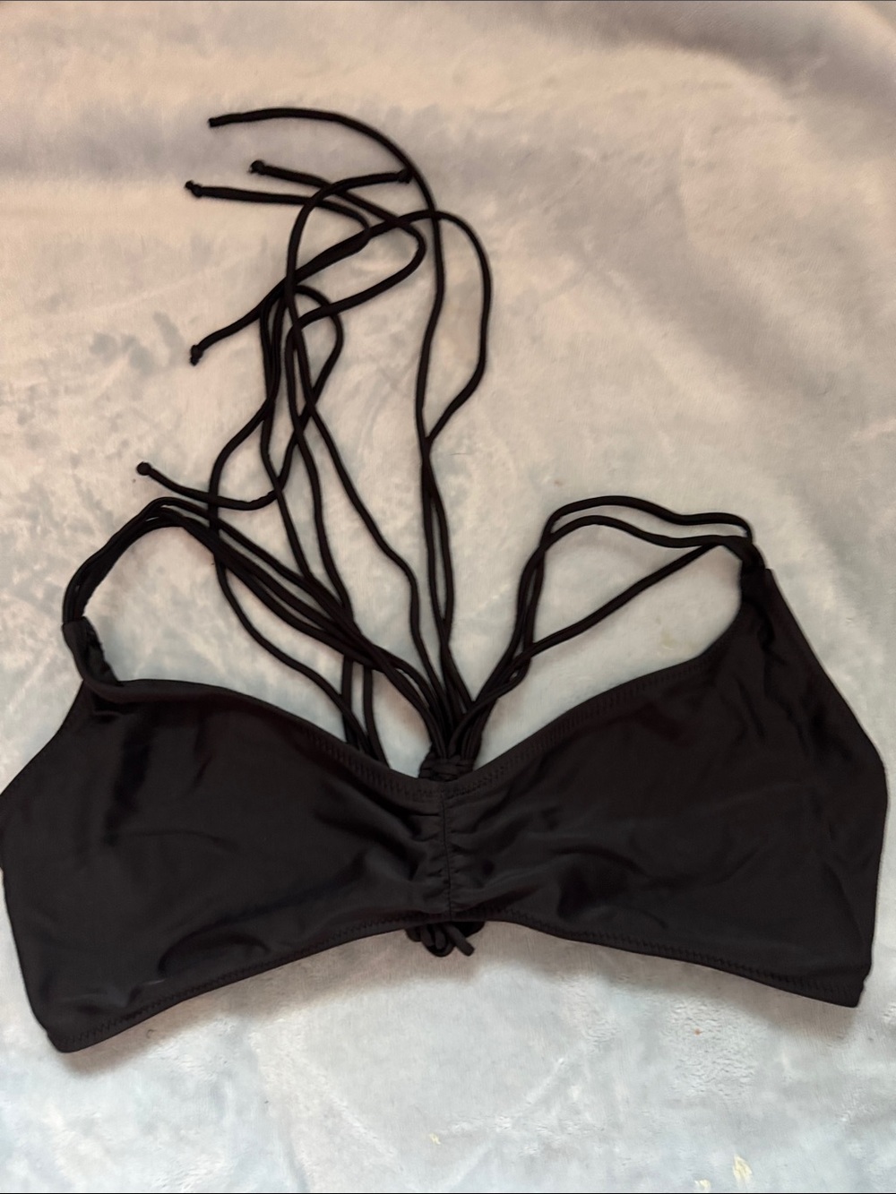 Volcom Black Multi-Strap Bikini Top